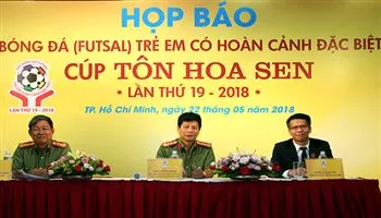 Cúp bóng đá futsal cho trẻ em hoàn cảnh đặc biệt 2018