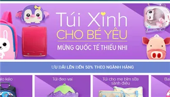 Giá cả thị trường hôm nay 30/5/2018: Thị trường trực tuyến nhiều khuyến mãi Quốc tế thiếu nhi 1/6