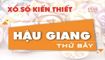XSHG 9/6 - Kết quả xổ số Hậu Giang hôm nay thứ 7 09/06/2018