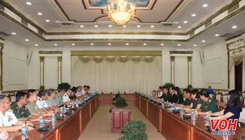 Đoàn Tùy viên quốc phòng Hoa Kỳ tại Việt Nam thăm TPHCM