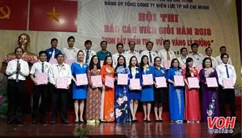 Hội thi báo cáo viên giỏi “Son sắt niềm tin, vững vàng lý tưởng”