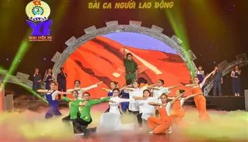 Chương trình nghệ thuật Bài ca Người lao động chào mừng thành công ĐH công đoàn TP lần thứ XI