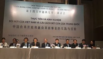 Hội thảo lý luận “Thực tiễn và kinh nghiệm đổi mới của Việt Nam và cải cách mở cửa của Trung Quốc”