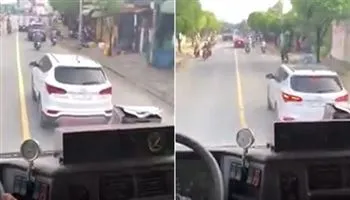 Tài xế xe 7 chỗ chặn xe chữa cháy: không nghe thấy tiếng xe cứu hỏa