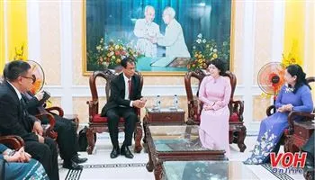 TPHCM và tỉnh Champask tăng cường hợp tác trong công tác mặt trận