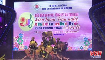 Liên hoan văn nghệ thiếu nhi  hè “Em yêu tổ quốc Việt Nam”