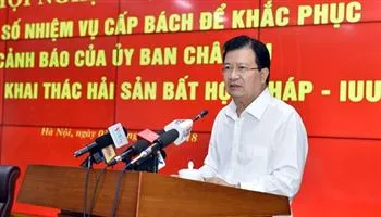 Phó Thủ tướng Trịnh Đình Dũng chủ trì Hội nghị tìm giải pháp gỡ ‘thẻ vàng’ cho thuỷ sản Việt Nam