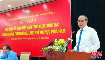 Chống tham nhũng, lãng phí: phải có một sức mạnh của quần chúng, các lực lượng XH trong sạch, mạnh