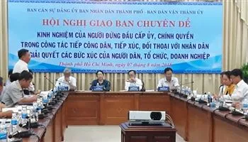 TPHCM: Tập trung giải quyết các vụ việc khiếu nại, tố cáo gây bức xúc của người dân