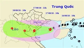 Bão số 4 còn cách Nam Định 180 km, tối nay 16/8 các tỉnh ven biển có gió mạnh cấp 8-9, giật cấp 11