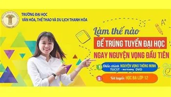 Đại học Văn hóa, Thể thao và Du lịch Thanh Hóa xét tuyển bổ sung