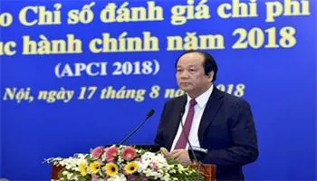 Công bố Báo cáo Chỉ số đánh giá chi phí tuân thủ thủ tục hành chính năm 2018