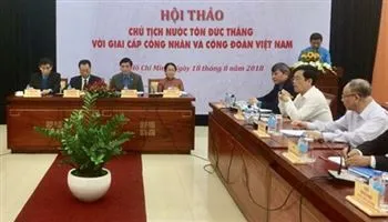 Chủ tịch Tôn Đức Thắng với giai cấp công nhân và công đoàn Việt Nam