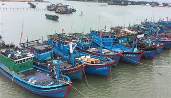 Áp thấp nhiệt đới di chuyển theo hướng Đông Bắc, gió giật cấp 7