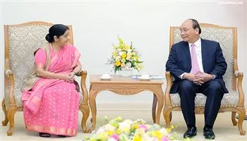 Thủ tướng tiếp Bộ trưởng ngoại giao Ấn độ