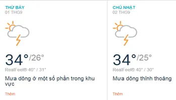 Dự báo thời tiết TPHCM cuối tuần 1/9 - 2/9: Gòn phổ biến nắng, mưa rải rác vào buổi trưa, chiều