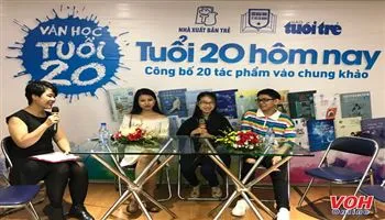 20 tác phẩm vào chung khảo văn học tuổi 20 lần VI