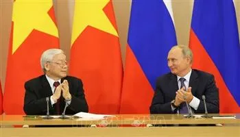 Tổng Bí thư Nguyễn Phú Trọng gửi Điện cảm ơn Tổng thống Vladimir Putin