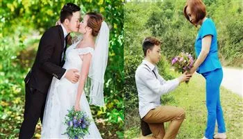Ghen tị với cô dâu 61 tuổi được chồng trẻ cầu hôn trong ngày sinh nhật