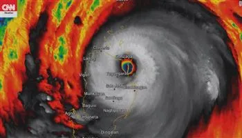 Siêu bão Mangkhut mạnh hơn siêu bão Florence đang tàn phá Philippines