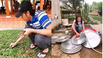 Sắp đến ngày giỗ Tổ nghề sân khấu, Hoài Linh cùng đàn em tất bật dọn dẹp nhà thờ Tổ