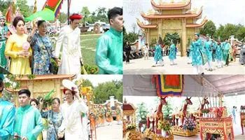 Đến ngày giỗ, Nhà thờ Tổ nghiệp của Hoài Linh được tranh hoàng lộng lẫy, trang trọng