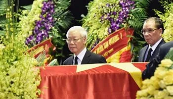 Lễ truy điệu và an táng Chủ tịch nước Trần Đại Quang