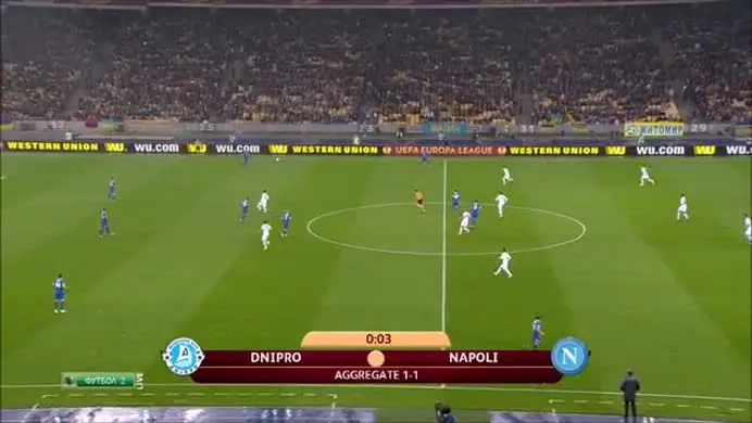 Dnipro 1-0 Napoli (Vòng bán kết lượt về - Giải Europa League)