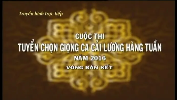 Tuyển chọn giọng ca cải lương - Giải người lớn tuổi (bán kết - buổi 4) - 30/01/2016