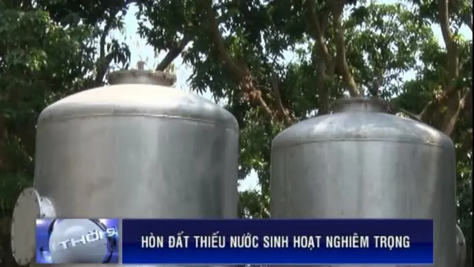 Huyện Hòn Đất thiếu nước sinh hoạt nghiêm trọng