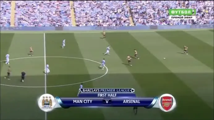 Manchester City 2-2 Arsenal (Vòng 37 - Giải Ngoại hạng Anh)