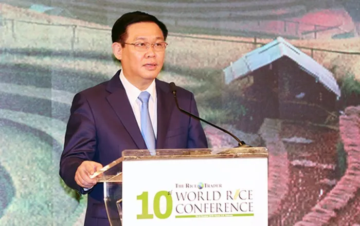 Phó Thủ tướng Vương Đình Huệ dự Hội nghị Thương mại gạo thế giới