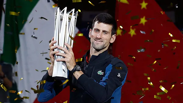 Đánh bại Borna Coric, Novak Djokovic lần thứ tư vô địch Thượng Hải Masters