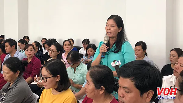 Bí thư Thành uỷ Nguyễn Thiện Nhân,  đối thoại với phụ nữ TP trong lĩnh vực môi trường