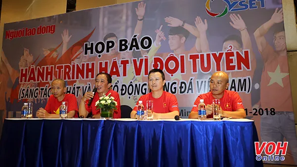 Họp báo cuộc thi bài hát cổ động bóng đá Việt Nam