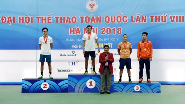 Lý Hoàng Nam giành 3 HCV tại Đại hội TDTT toàn quốc 2018