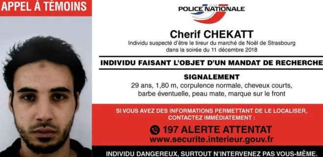 Cảnh sát Pháp ráo riết truy lùng nghi phạm xả súng ở Strasbourg