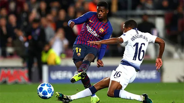 Diễn biến chính Cup C1 trận Barcelona vs Tottenham: Tottenham giành vé vào vòng 1/8