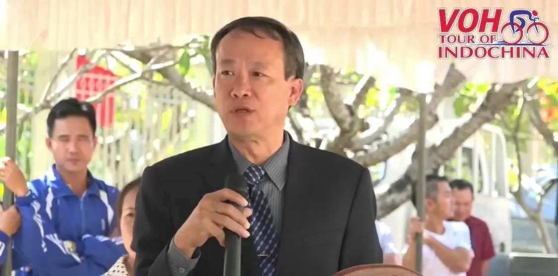 Ông Lê Công Đồng - Giám đốc Đài TNND TPHCM phát biểu tại buổi trao thưởng chặng 5. 