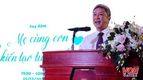 Thứ trưởng Bộ Y tế Nguyễn Trường Sơn phát biểu chào mừng