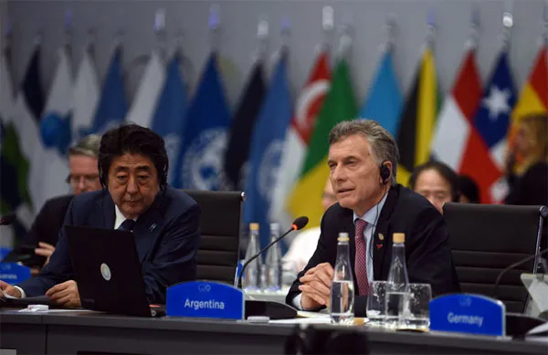 Nhật Bản kêu gọi G20 giải quyết tai họa thương mại toàn cầu