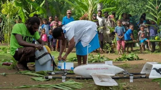Đảo quốc Vanuatu sử dụng máy bay không người lái để vận chuyển vắc xin