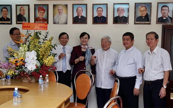 Chủ tịch HĐND TP Nguyễn Thị Quyết Tâm  chúc mừng Giáng sinh