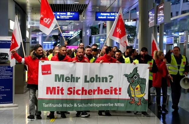 Đức: Hơn 600 chuyến bay bị hủy vì nhân viên hàng loạt sân bay đình công 