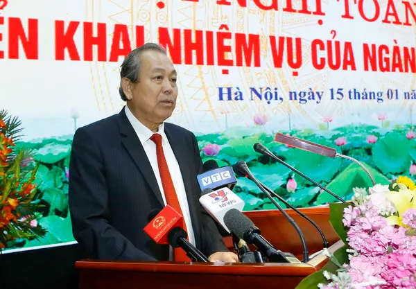 Phó Thủ tướng Trương Hòa Bình dự Hội nghị triển khai nhiệm vụ năm 2019 của Bộ Nội vụ
