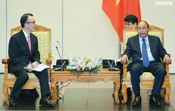 Thủ tướng Nguyễn Xuân Phúc đã tiếp ông Kanetsugu Mike, Tổng Giám đốc Ngân hàng MUFG (Nhật Bản).