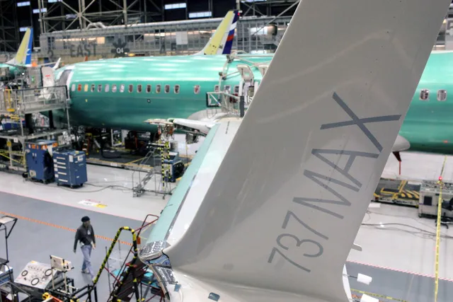Máy bay 737 MAX tại nhà máy Boeing ở Renton, Washington, Mỹ (Ảnh: Reuters)