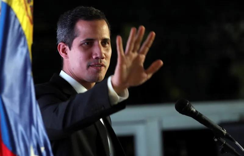 Lãnh đạo phe đối lập và Tổng thống lâm thời tự xưng Venezuela - Juan Guaido (Ảnh: Reuters)