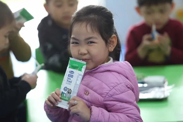 sữa Vinamilk trong chương trình Sữa học đường