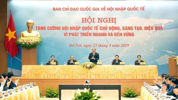 Thủ tướng Nguyễn Xuân Phúc chủ trì hội nghị tổng kết 5 năm hoạt động của Ban chỉ đạo Quốc gia về hội nhập quốc tế